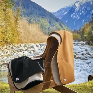 Black Carhartt Sherpa Lined Blanket